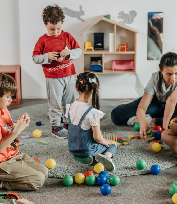 Blue and White Modern School Presentation